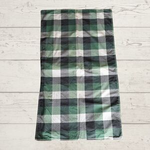 Eddie Bauer Home King Green Plaid 100% Cotton Pillowcase 37 X 21 Rustic Woodsy